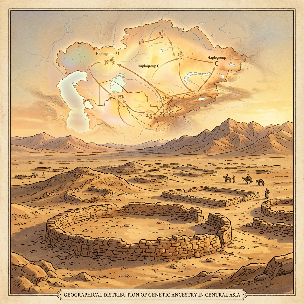 Genomic History of the 'Trans-Caspian' Region Reveals a Previously Unknown Neolithic Genetic Transition Linked to Aridity-Resistant Animal Husbandry