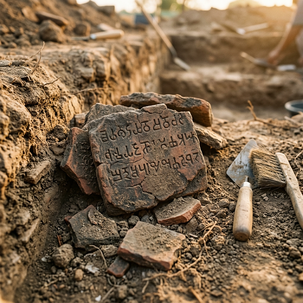 5th-Century BCE 'Nishkama' Clay Tablets Discovered in Haryana Reveal Early Ethics of Desireless Action
