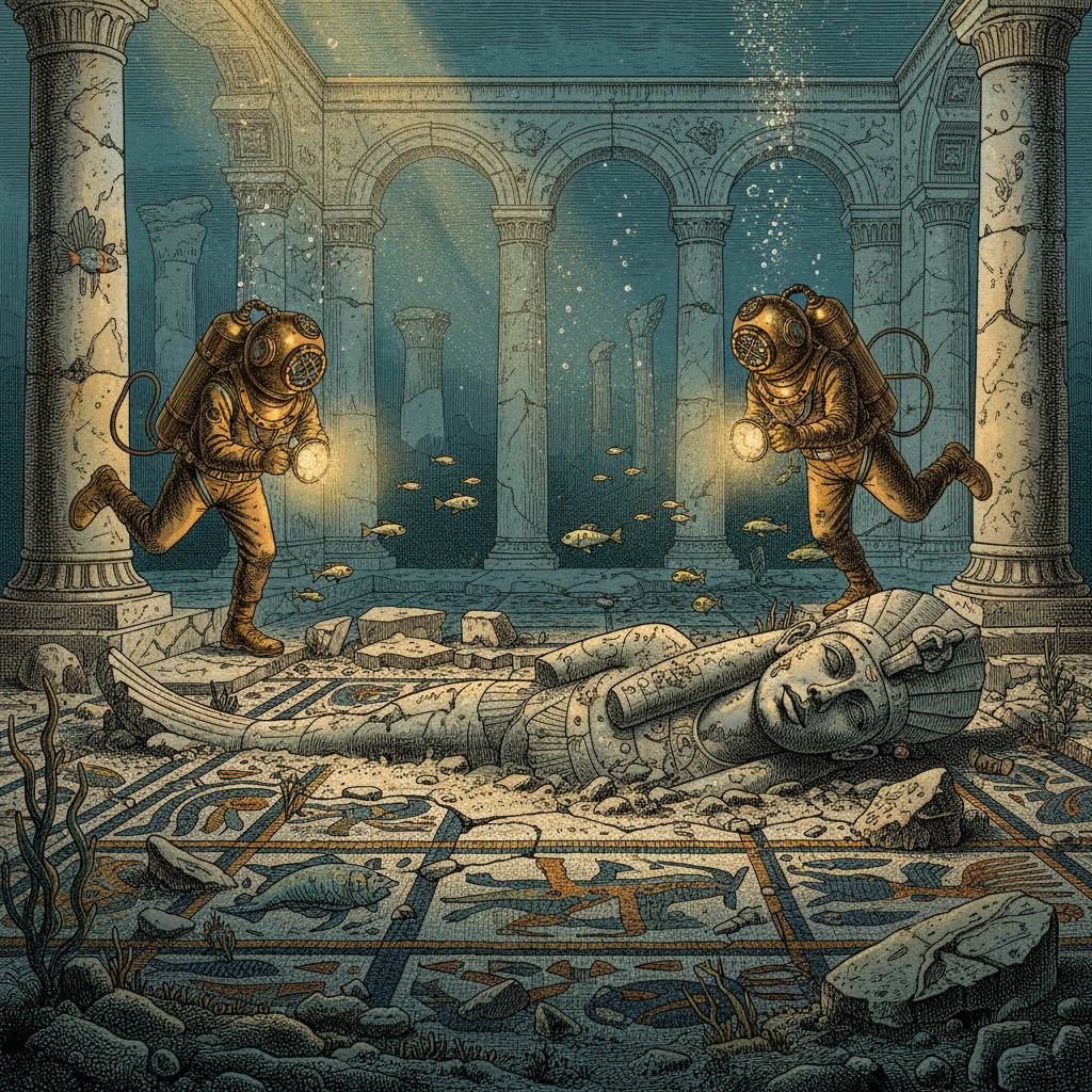 Underwater Excavation Unveils Intact 3rd-Century BCE Sanctuary of Isis in the Submerged City of Canopus