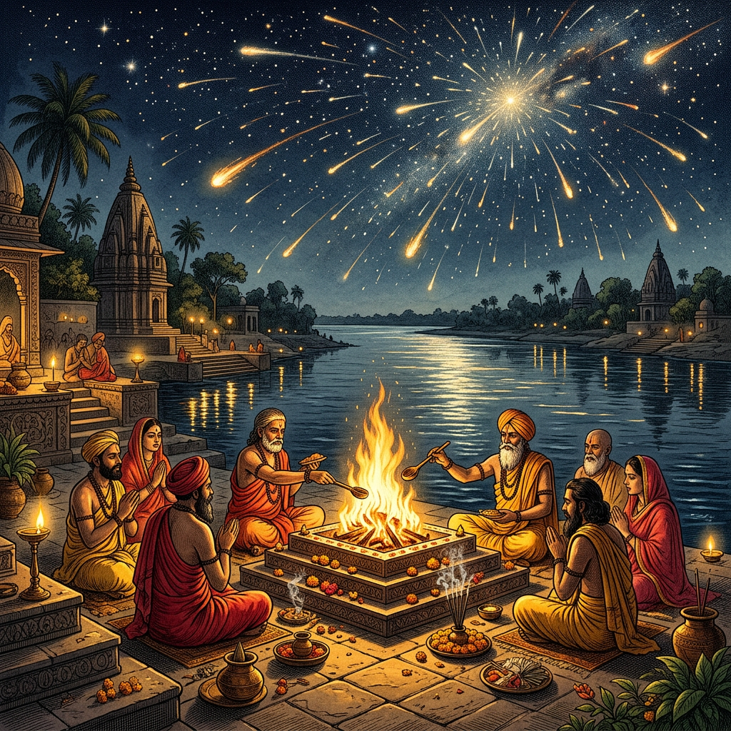New Research Correlates 3rd Millennium BCE 'Atharvavedic' Ritual Hymns with the Systematic Observation of a Major Meteor Shower Pulse in 2650 BCE