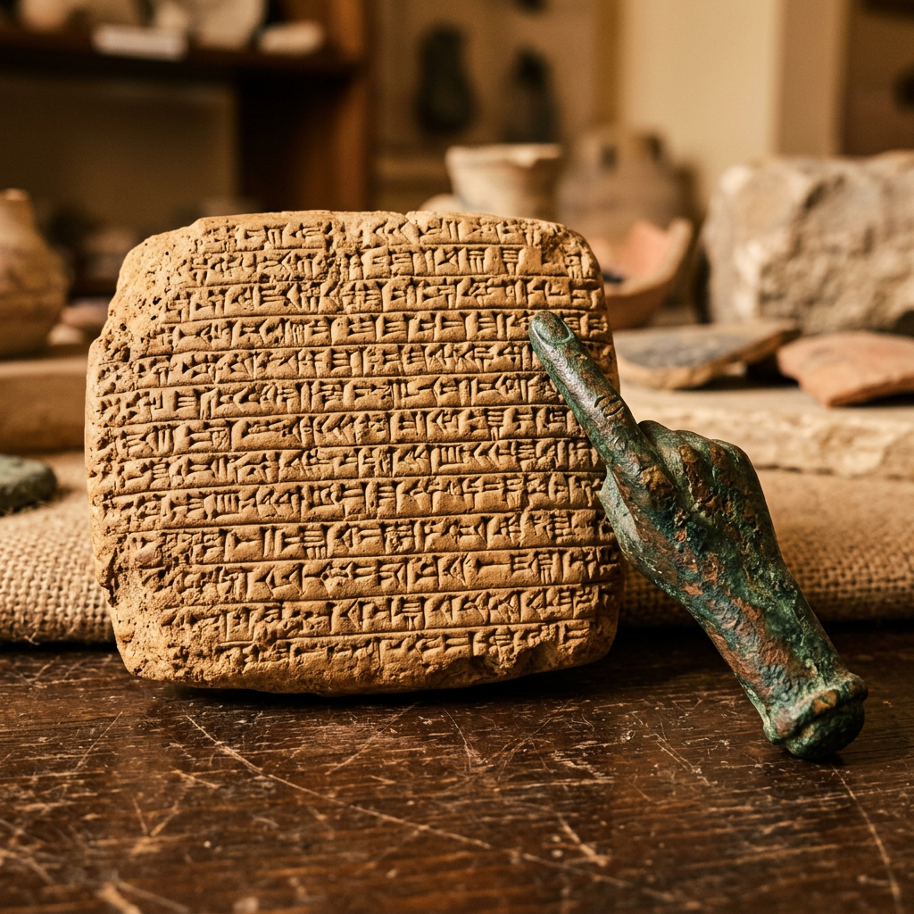 4,000-Year-Old 'Sumerian Archive of Lunar Eclipse Predictions' and Bronze Stellar Pointers Found in Ancient Ur