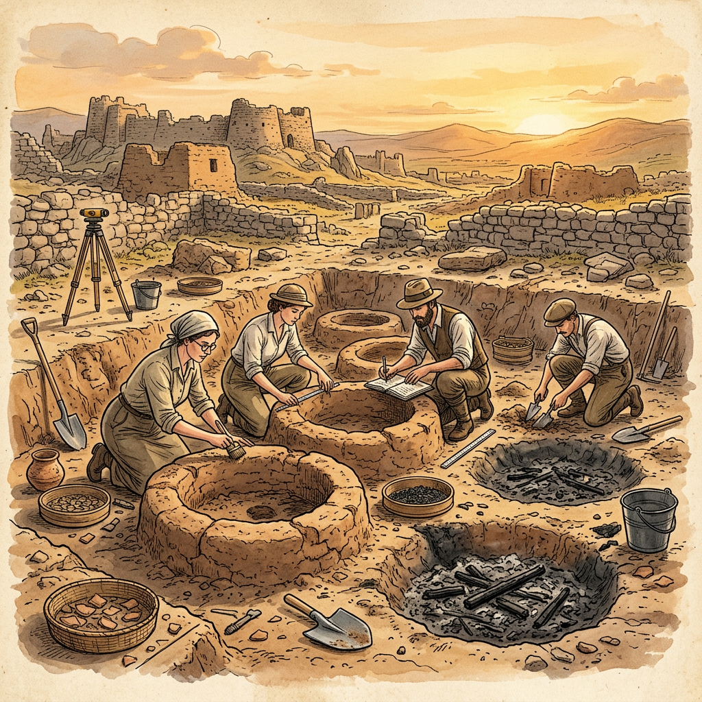 Discovery of a 3,000-Year-Old 'Lydian Gold-Refining Workshop' with Intact Cupellation Vats in Western Turkey