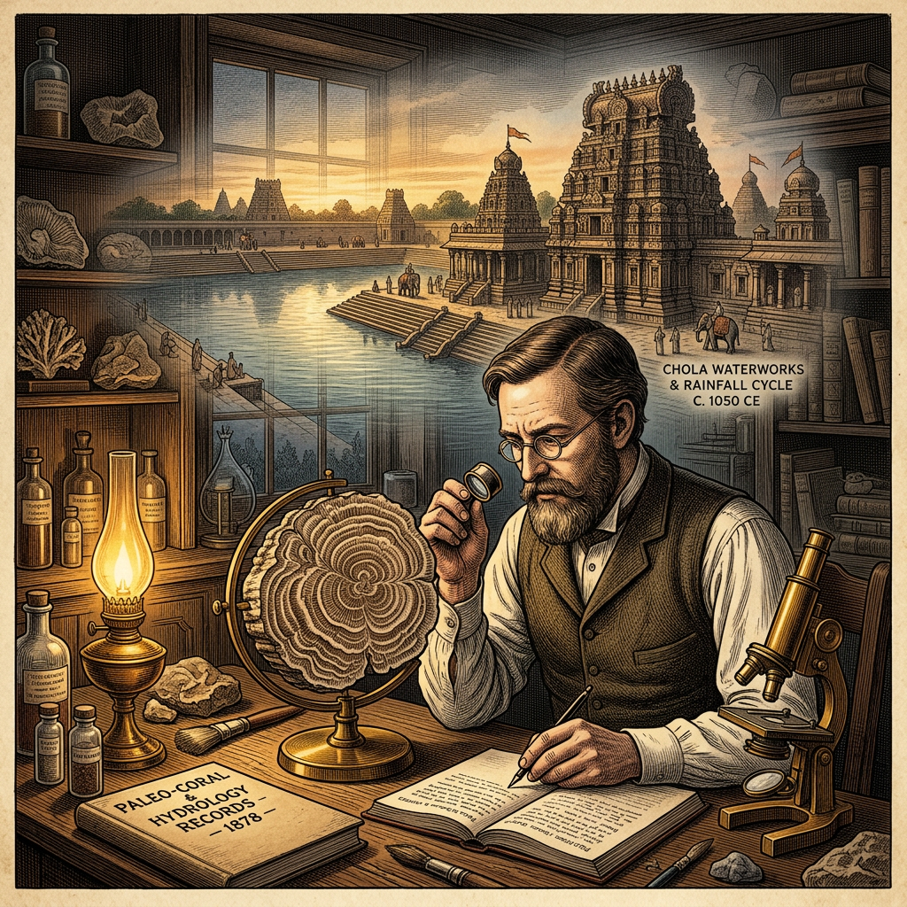 Climate Archaeology: Fossilized Coral Analysis Reveals the 'Centuries-Long Monsoon Volatility' That Impacted the Chola Dynasty