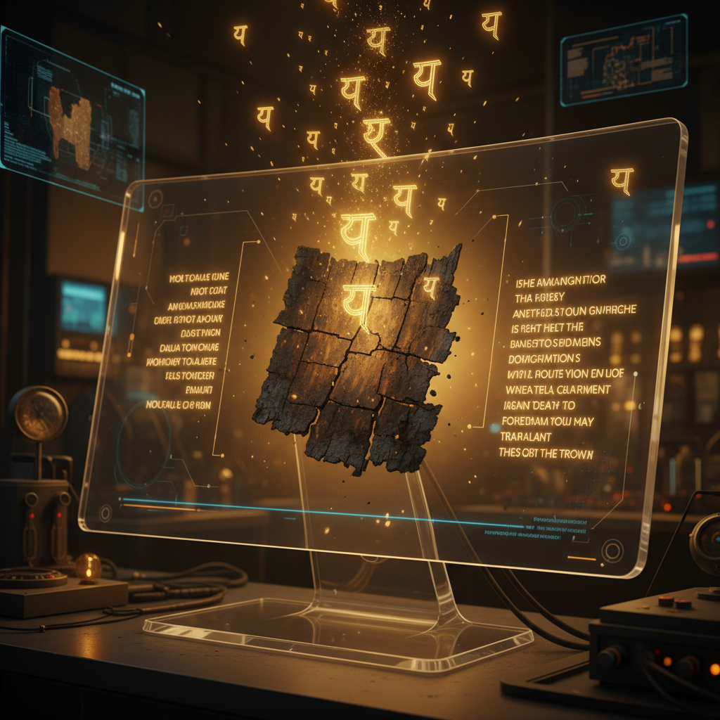 AI Deciphers 10th-Century 'Atma-Tattva-Jyoti' Fragments in Varanasi, Linking Inner Self to Universal Light