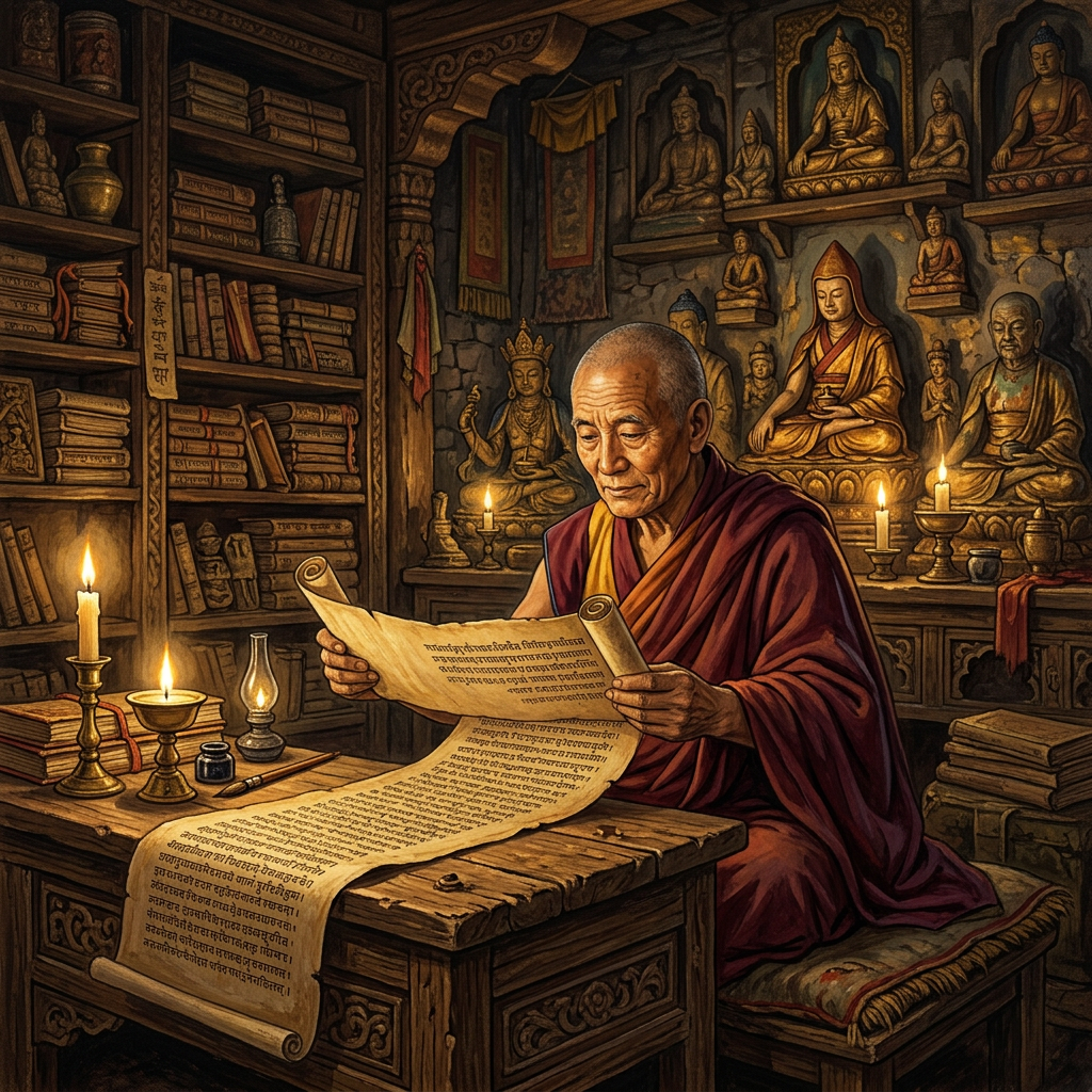 Rare 8th-Century 'Shunyam-Brahma' Scroll Discovered in Zanskar Links Advaita to the Metaphysics of Emptiness