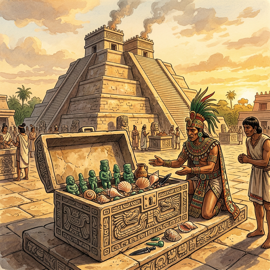 Archaeologists Uncover Colossal Aztec Offering at Templo Mayor Linked to Ancient Rain God Ceremonies