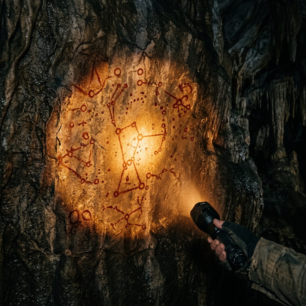 15,000-Year-Old 'Geometric Star-Map' Murals Discovered in a Remote Cavern in the Highlands of Kyrgyzstan