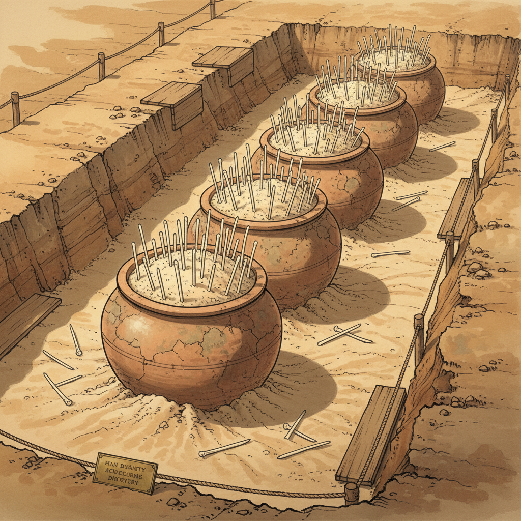 3,500-Year-Old 'Early Shang Dynasty' Imperial Bone-Needle Industrial Sector and Specialized Polishing-Vats Uncovered in Zhengzhou