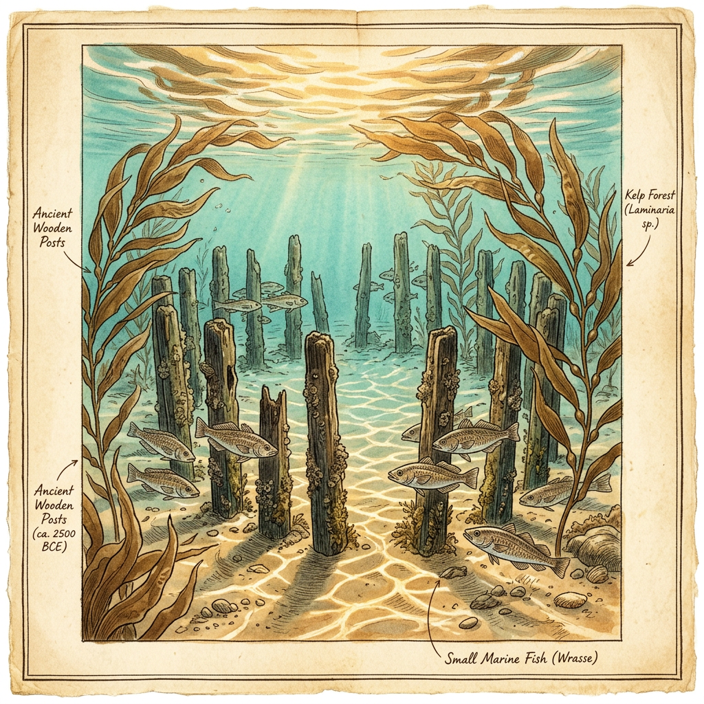 Discovery of a 5,000-Year-Old 'Sunken Timber-Circle' and Ritual Enclosure off the Coast of Western Ireland