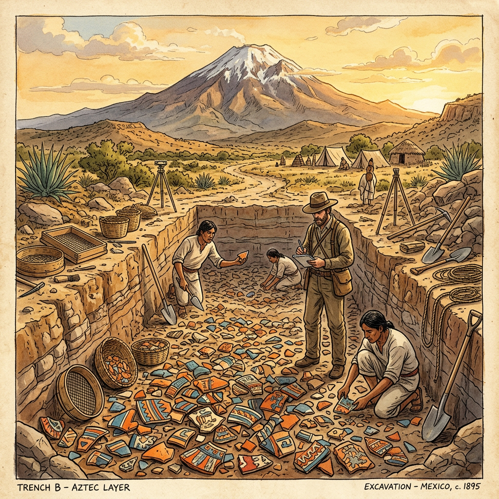 Massive Cache of 'Ritually Smashed' Aztec Pottery Found in Iztapalapa Linked to 52-Year New Fire Ceremony