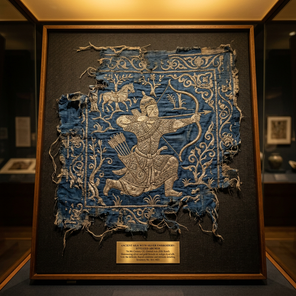 Discovery of 'Silver-Threaded' Ritual Banners in Ancient Bactria Reveal 2,200-Year-Old Roots of 'Spring-Awakening' Archery Rites