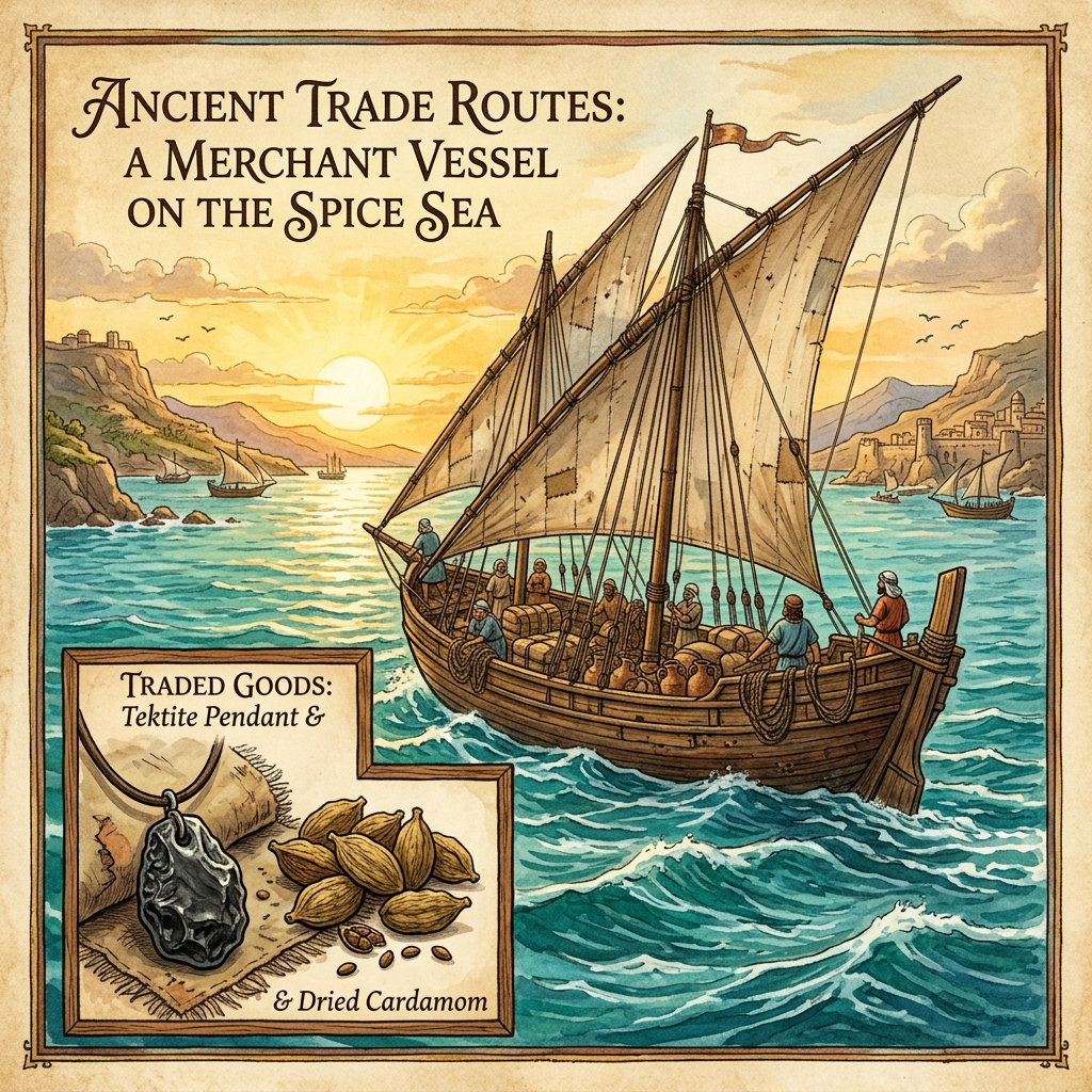 The Tektite and Cardamom Seaway: Researchers Trace 2,500-Year-Old Maritime Trade Between the Mekong Delta and the Malabar Coast