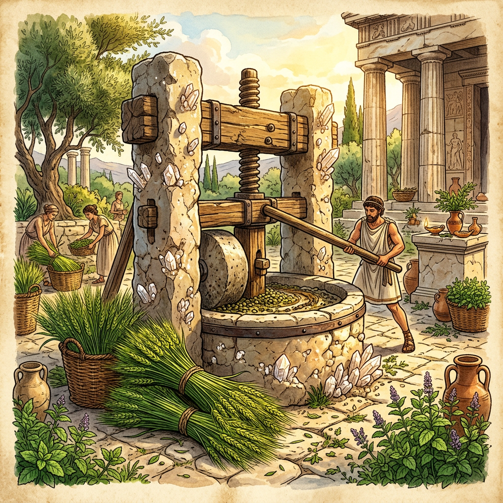 3,500-Year-Old 'Quartz-Studded' Barley-Presses in the Peloponnese Reveal Roots of Ancient 'Festival of the Grain-Moon'