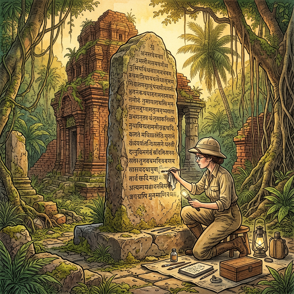 Ancient Sanskrit Stela Found in Vietnam's My Son Sanctuary Outlines 'Cosmic Harmony' through Water Rituals