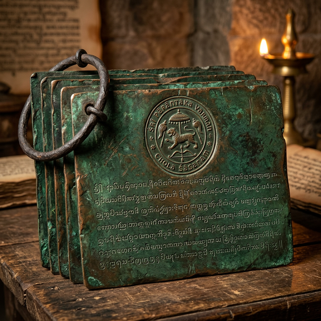 Chola-Era Copper Plates Unearthed in Thanjavur Detail 10th-Century 'Rna-Niti' Philosophy of Ethical Debt