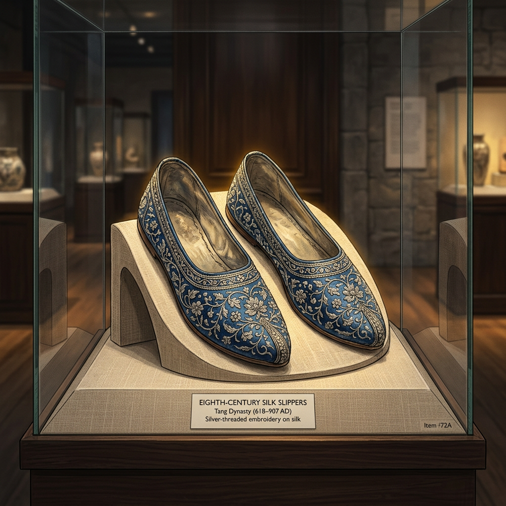 Excavation of 'Silver-Threaded' Silk Slippers in Gyeongju Points to 1,300-Year-Old Roots of Silla 'Spring-Dance' Festivals