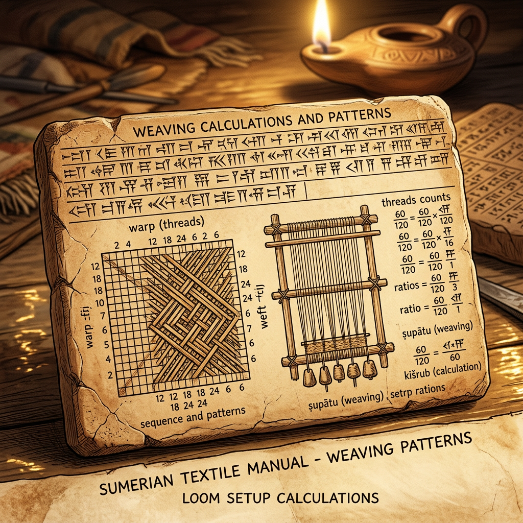 4,000-Year-Old 'Sumerian Archive of Textile-Geometry and Loom-Ratio Standards' Uncovered in Ancient Nippur