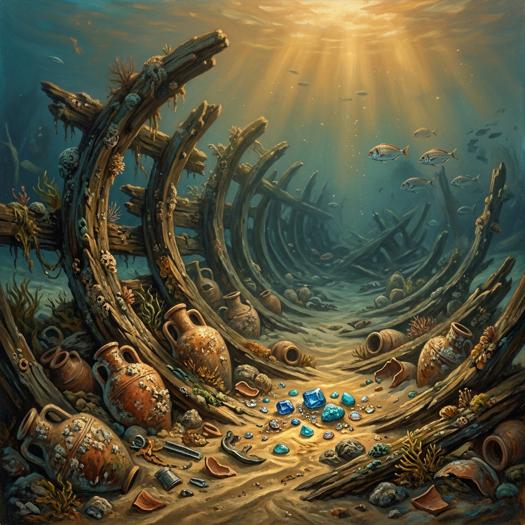 Sunken 14th-Century 'Swahili-Persian' Merchant Vessel Located off the Seychelles with Rare Lapis Lazuli Cargo