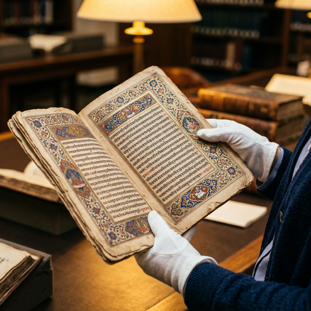 12th-Century 'Advaita-Vritti' Variant Discovered in a Private Alwar Archive Offers New Perspectives on Non-Dualist Ethics