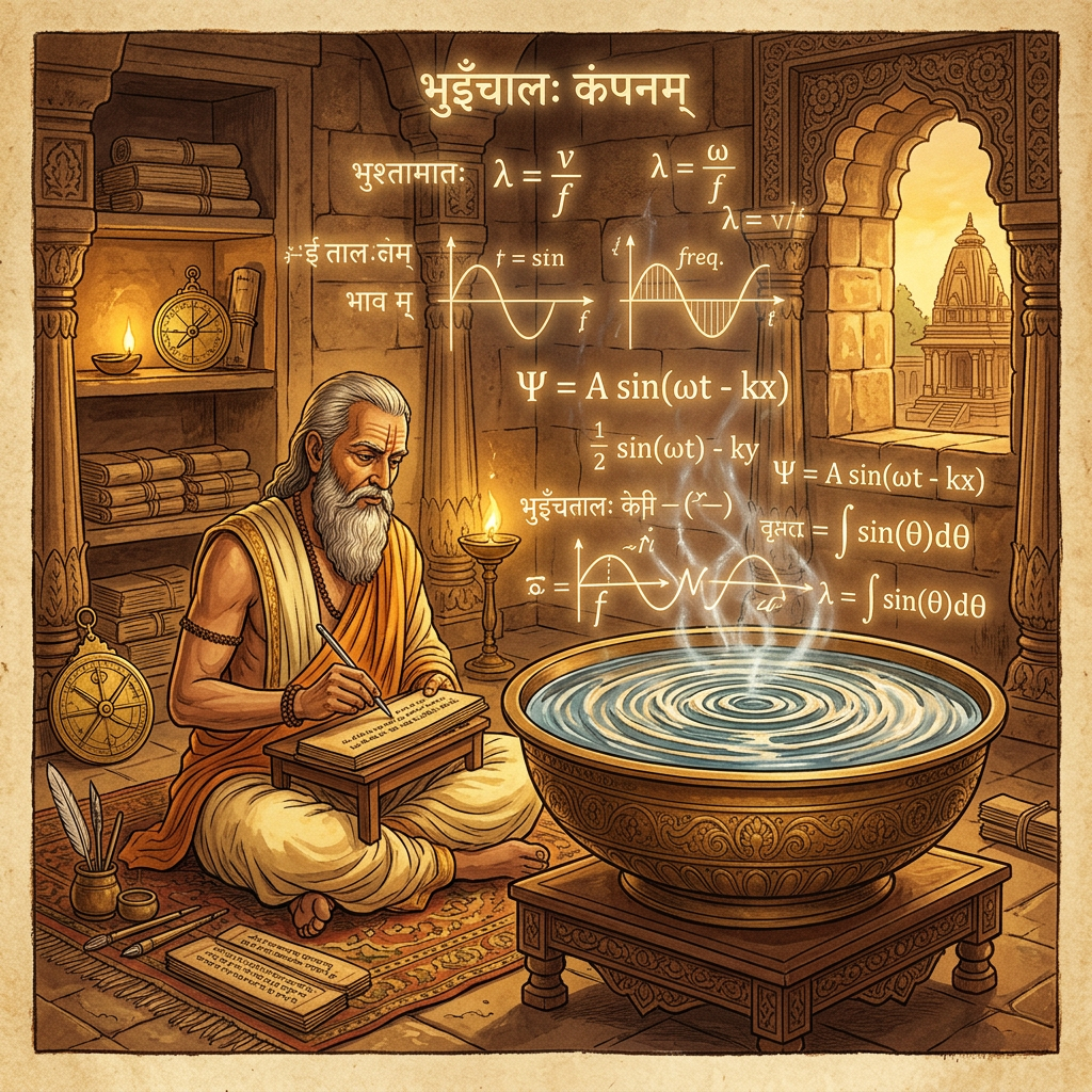 Digital Reconstruction of 11th-Century 'Siddhanta-Rahasya' Manuscripts Reveals Early Sanskrit Algorithms for Modeling Non-Linear Seismic Surface Waves