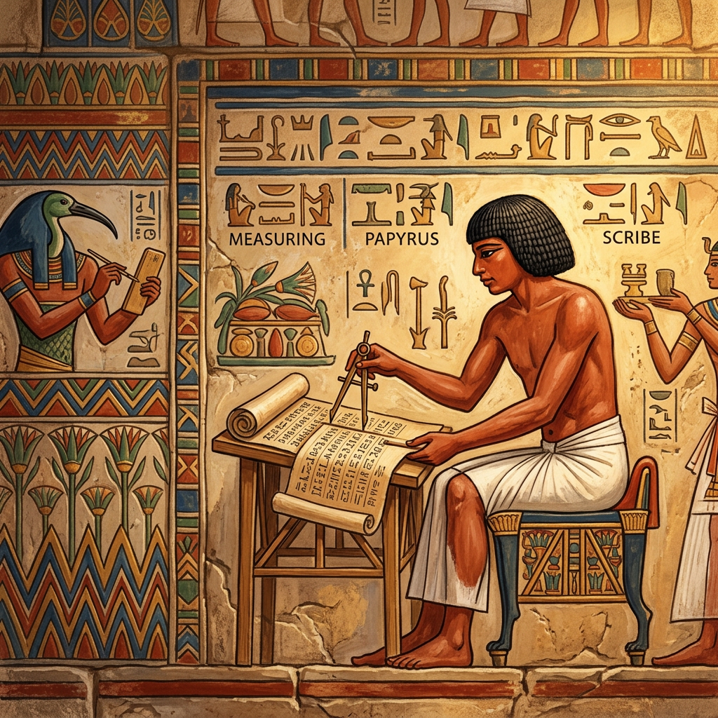 Archaeologists in Saqqara Uncover Intact 26th-Dynasty 'Master of the Royal Papyrus-Scroll Geometry' Tomb with Rare Drafting Tools