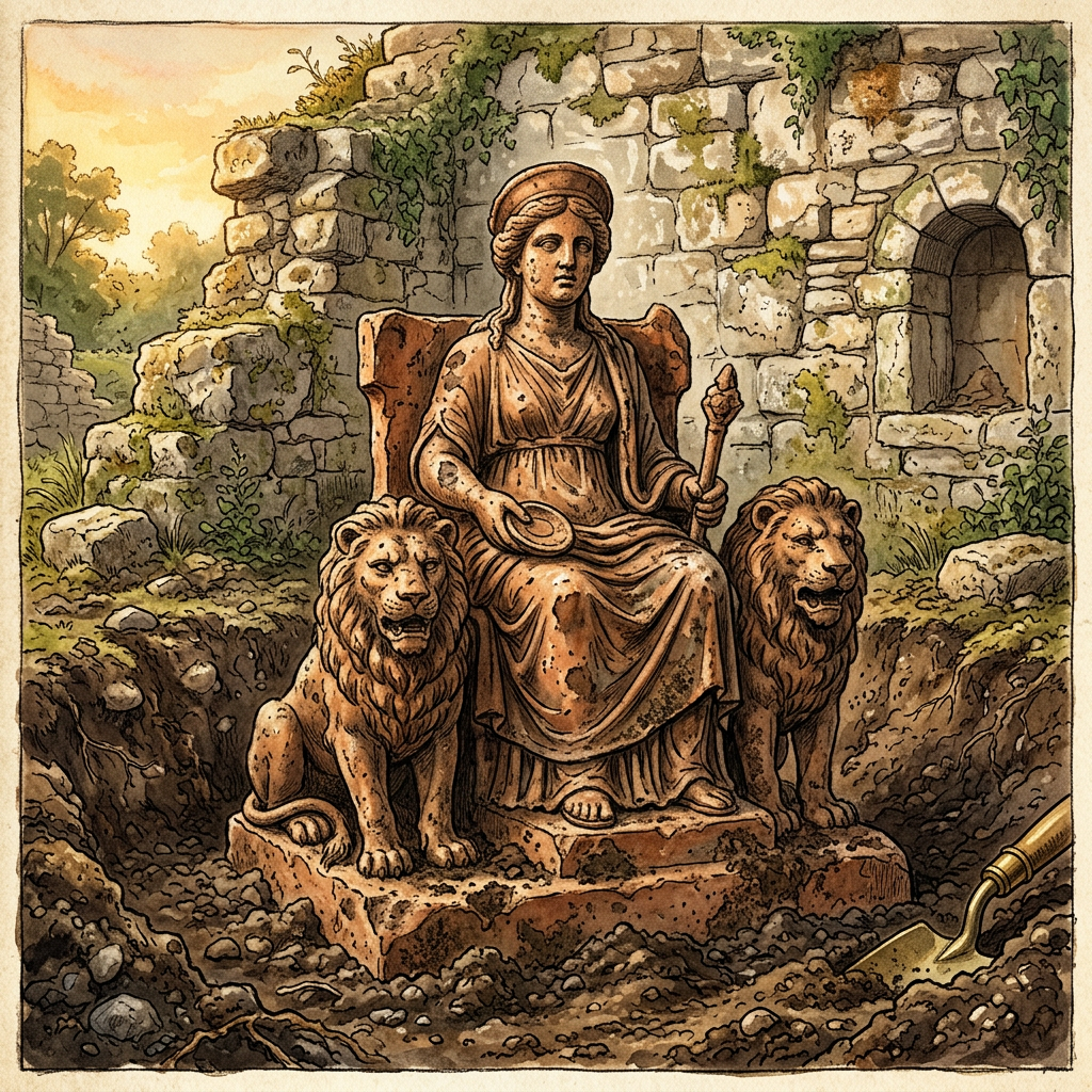 Archaeologists Uncover 2nd-Century 'Lion-Headed' Cybele Statuettes on Palatine Hill, Linking Modern April Parades to Roman Megalesia