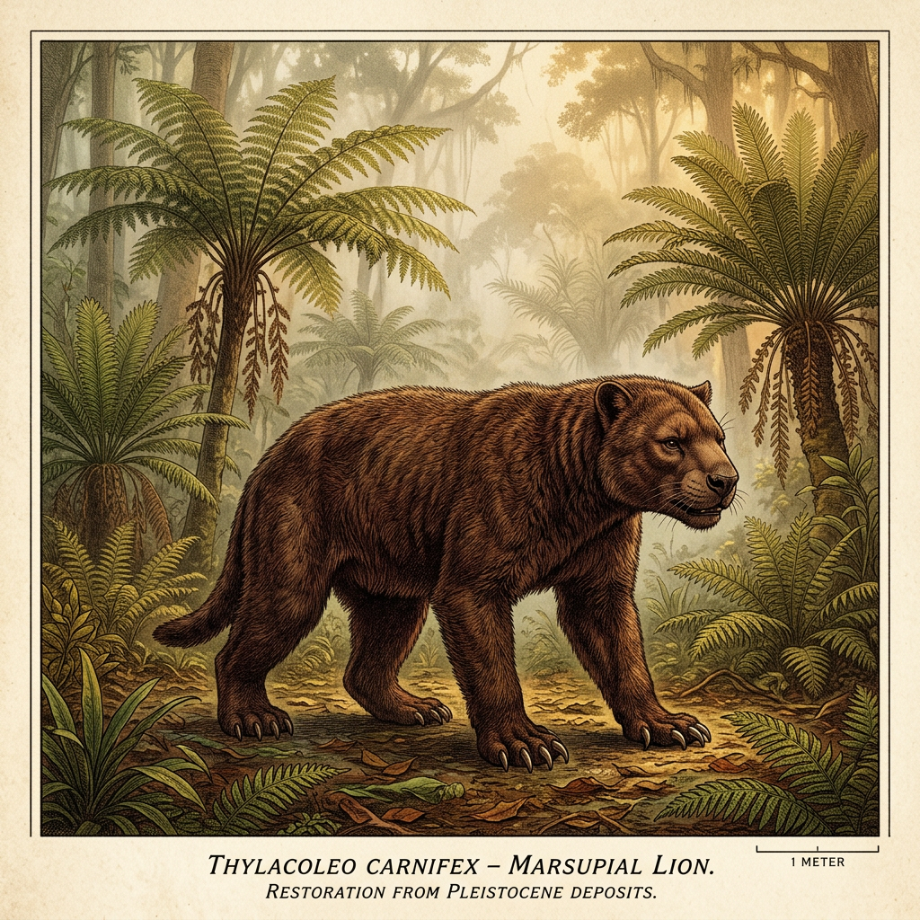 Fossilized Remains of a 45-Million-Year-Old 'Forest-Guardian' Marsupial Identified in the Tasmanian Highlands