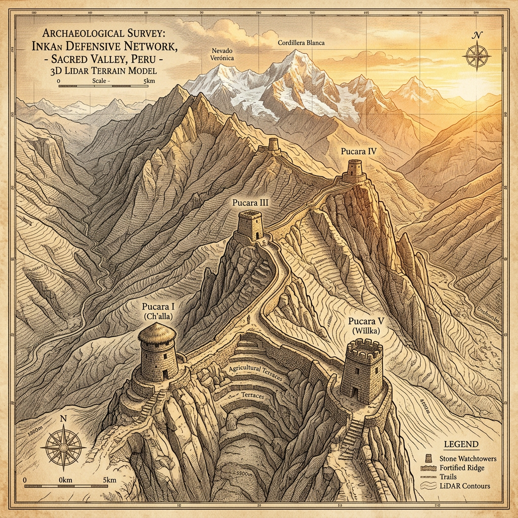 LiDAR Survey in the Moquegua Valley Reveals 1,100-Year-Old 'Huari Empire Military Signal Array' and Watchtower Network