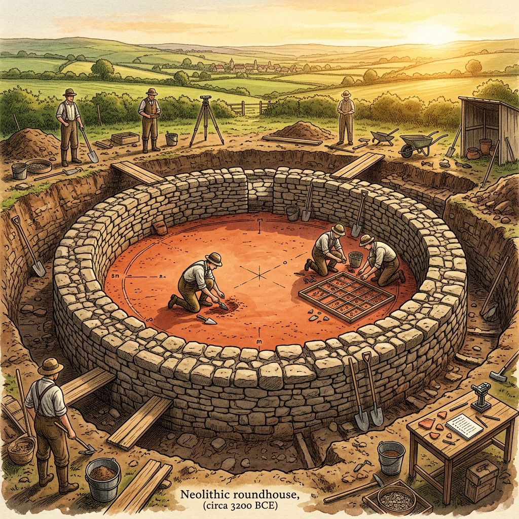 4,000-Year-Old 'Longshan Culture' Massive Stone-Fortified Coastal Granary with Intact Pest-Resistant Clay Linings Uncovered in Shandong