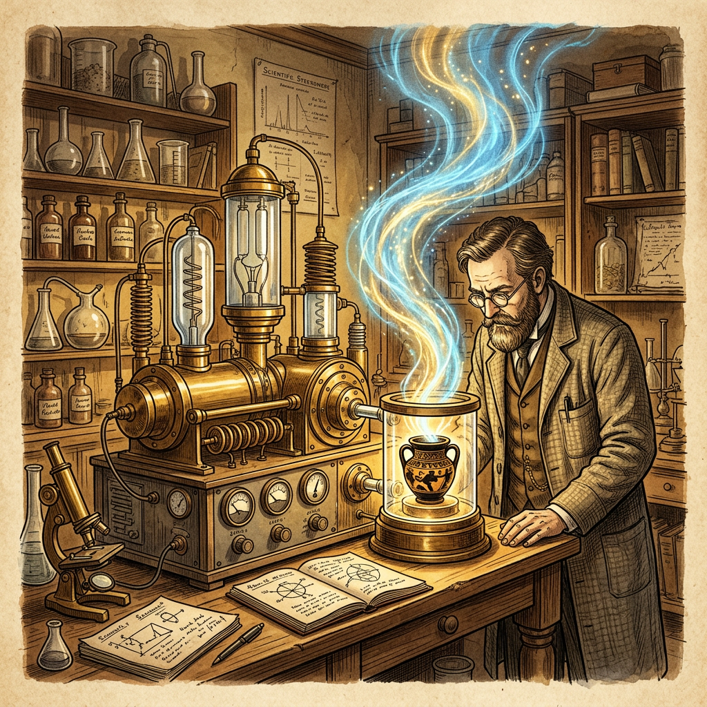 Novel 'Helium-4/Argon-40' Diffusion Chronometry Methodology Achieves Decadal Precision for the Transition of Early Vedic Settlements in the Gangetic Plain