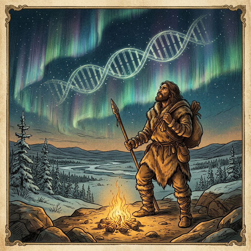 Paleogenomic Analysis of 12,000-Year-Old 'Trans-Ural' Remains Maps Earliest Genetic Adaptation to Arctic Light Cycles