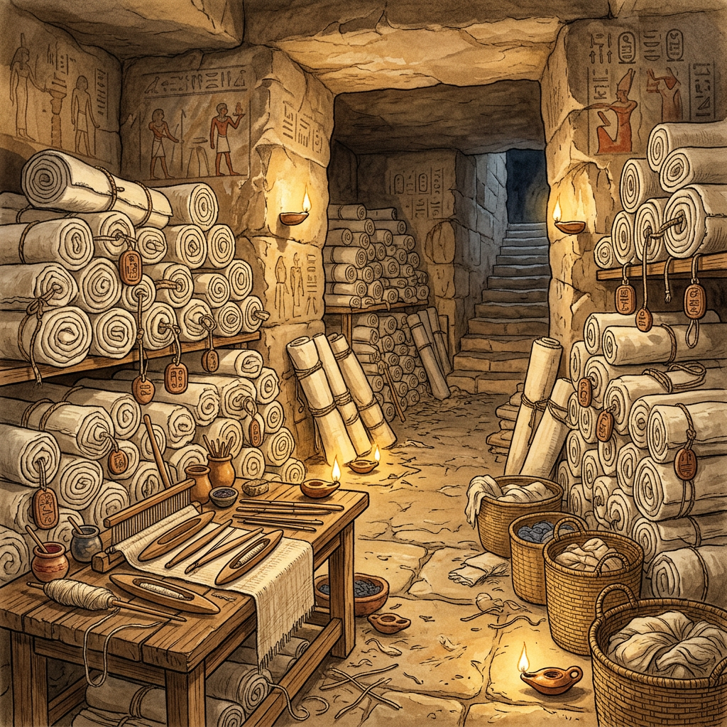 Pristine 4,500-Year-Old 'Royal Linen Treasury' Uncovered in Saqqara Reveals Secrets of Old Kingdom Textile Industry