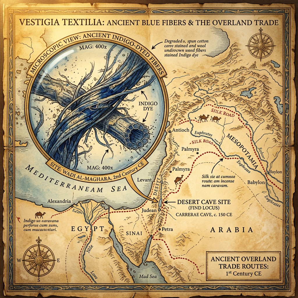 Discovery of the 'Indigo Road': New Evidence Reveals 3,000-Year-Old Dye Trade Between Levant and Central Asia