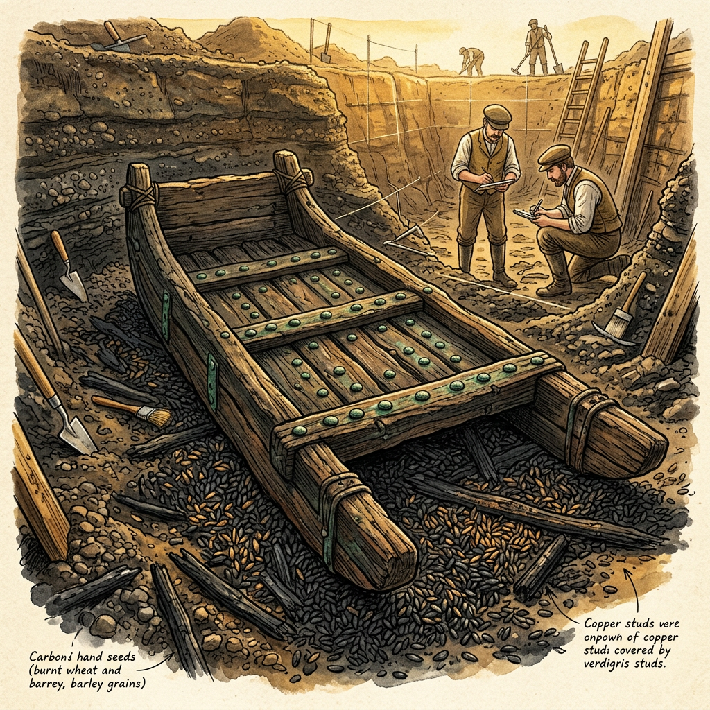 Archaeologists in the Balkans Uncover 'Copper-Bound' Ritual Threshing-Sledges Linked to 6,000-Year-Old Roots of 'First-Grain' Festivals