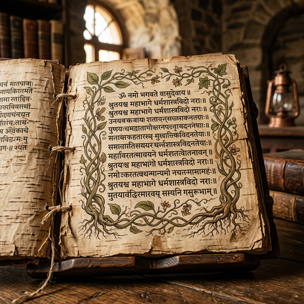 Rare 9th-Century 'Sharada' Script Manuscript Discovered in Spiti Valley Details Lost Sanskrit Treatises on Plant-Signal Transduction