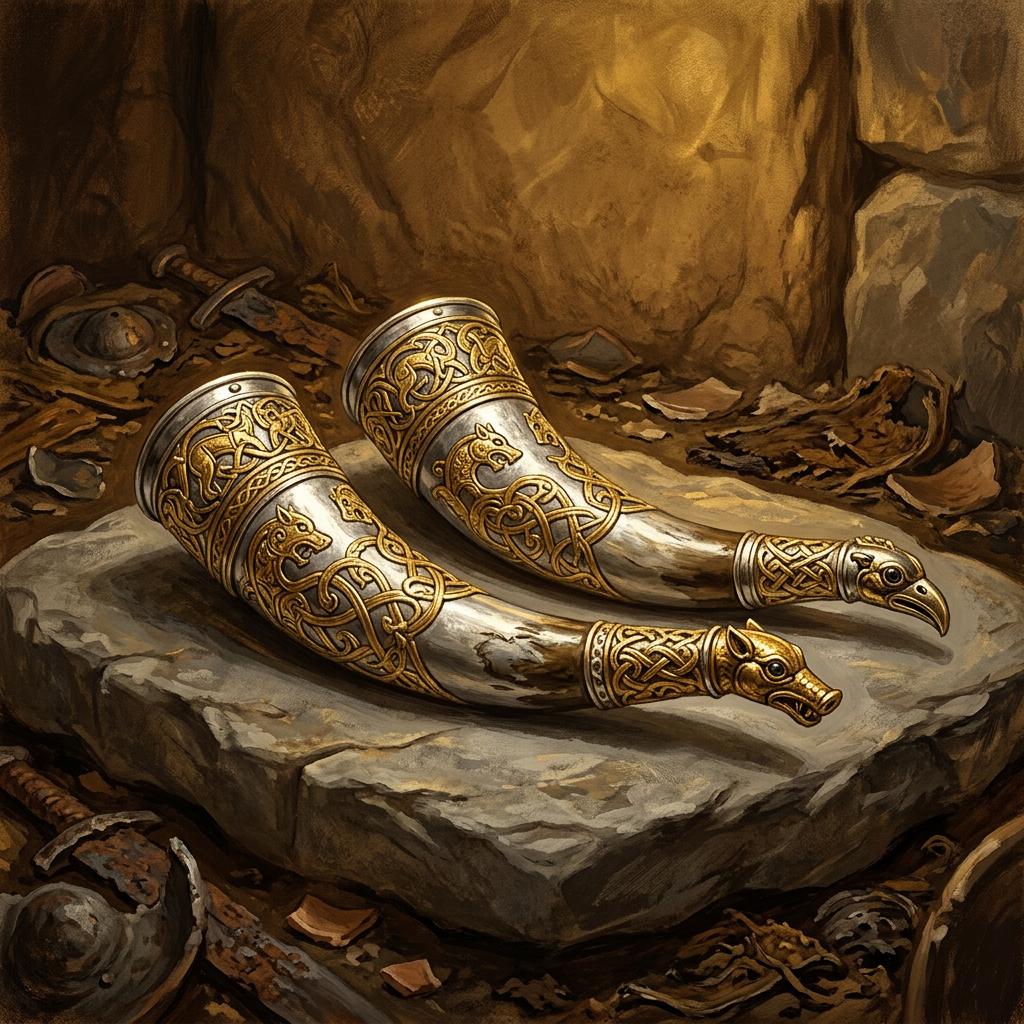 Sarmatian 'Silver-Incrusted' Ritual Drinking Horns Uncovered in the Ural Steppes Revealing Origins of 2,200-Year-Old 'Midwinter-Unity' Festivals