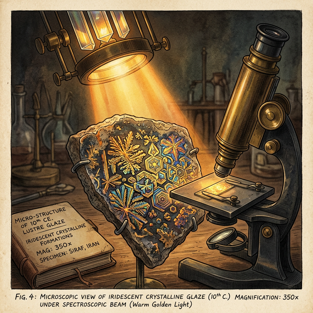 Spectroscopic Analysis of 3rd-Century BCE 'Vaisheshika' Ceramics Identifies Early Mastery of Crystalline Glazing for Thermal Resistance