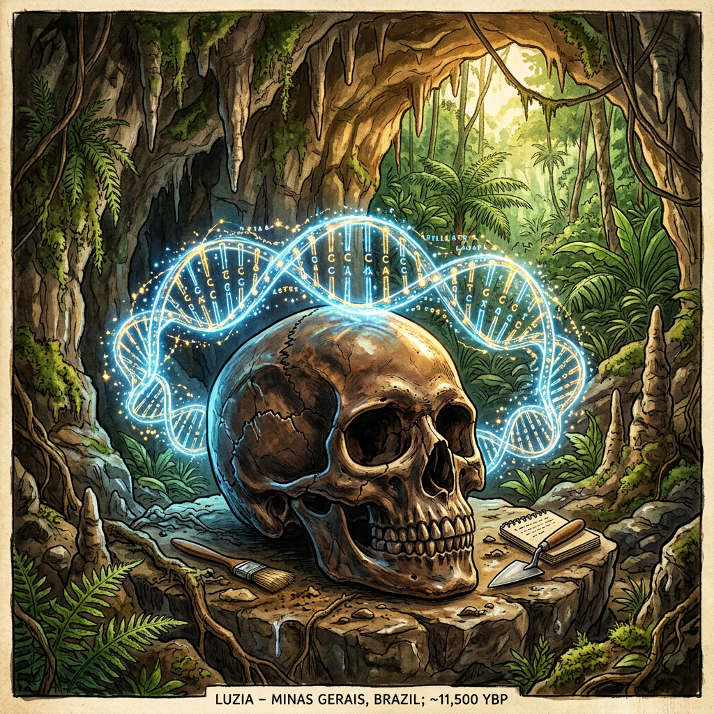 Genomic Study of 10,000-Year-Old 'Lagoa Santa' Remains Identifies Earliest Genetic Selection for Enhanced Tissue Regeneration and Wound Healing