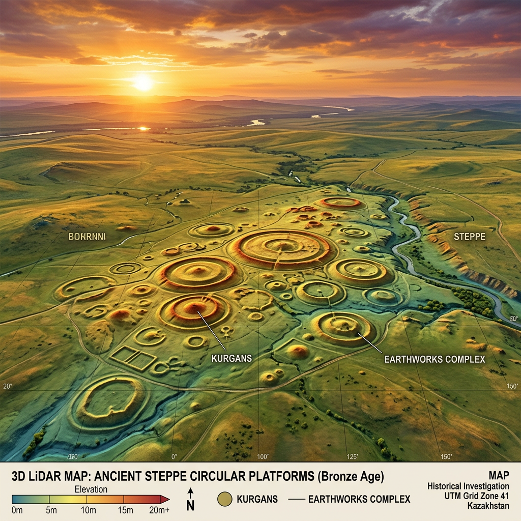 Lidar Survey in the Hungarian Puszta Uncovers Monumental 'Kurgan' Platforms Used for Ancient Equinox Horse Rites